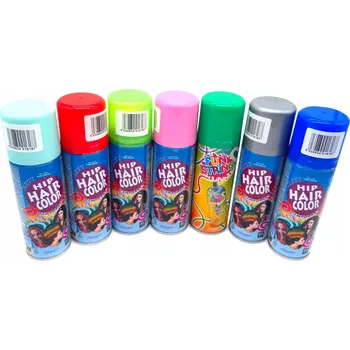Barva na vlasy Gac Hip Barva na vlasy dočasná 125 ml sprej pro barvení vlasů