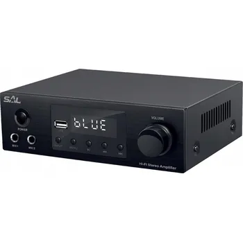 Hi-Fi Zesilovač Stereofonní multimediální zesilovač SAL BTA 250, 2x50 Wmax / 4-8 Ohm, BT, FM rádio