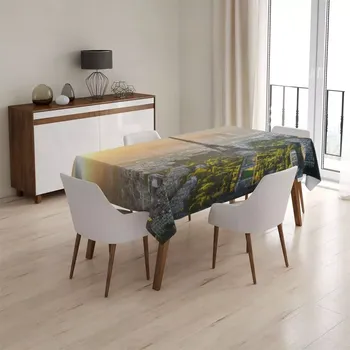 ubrus Sablio Ubrus Paříž Eifellova věž Skyline - 90x90 cm