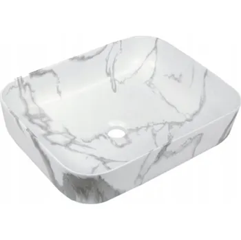 Umyvadlo na desku obdélníkové Invena FLORINA 51 cm vícebarevné