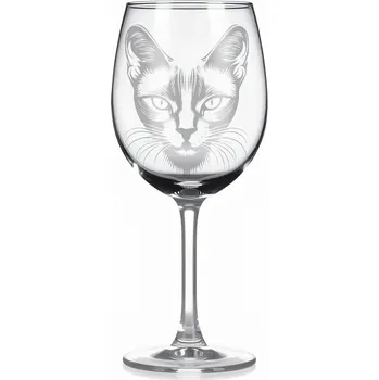 Sklenice Sklenice na víno s kočkou – motiv 13