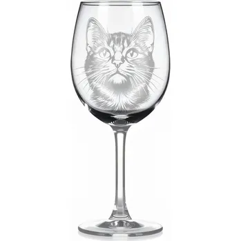 Sklenice Sklenice na víno s kočkou – motiv 209