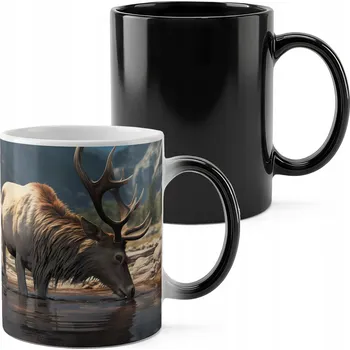 MAGICKÝ HRNEK 330ML S POTISKEM – DIVOKÁ LESNÍ ZVÍŘATA JELEN