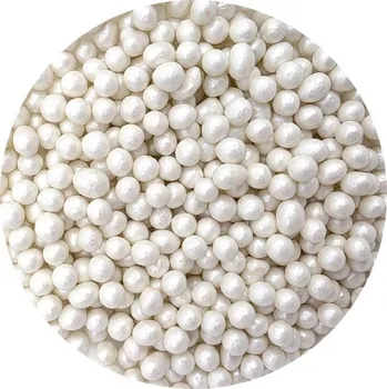 I love Cakes, vyrobeno v EU Cukrovo-rýžové perly bílé perleťové 7mm 80g - I LOVE CAKES