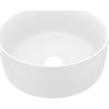 Umyvadlo na desku kulaté VidaXL Bathroom 40 cm bílé