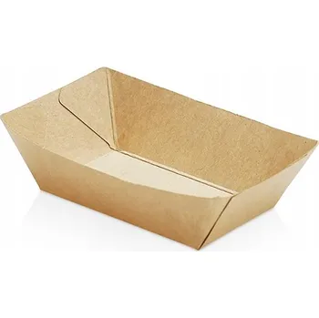 Jednorázové nádobí Papírové lodičky na servírování, praktické a ekologické, 250 ks, 125 ml