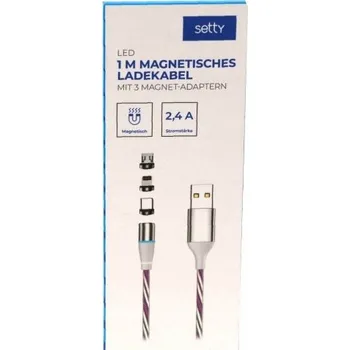 Datový kabel Sada kabelů USB - USB typ C / microUSB / Lightning Setty