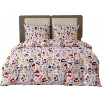 Povlečení Sada Povlečení Dvoulůžkové houby 140x200 se 2 povlaky na polštáře 70x80