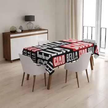 ubrus Sablio Ubrus La Casa de Papel Professor or Bella Ciao motiv 2 - 90x90 cm