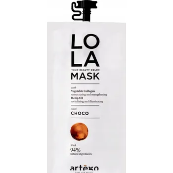 Vlasová regenerace Artego Lola Choco 20 ml tónovací maska na vlasy