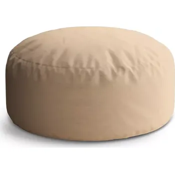 Taburet Sablio Taburet Circle Světle béžová: 38x48 cm