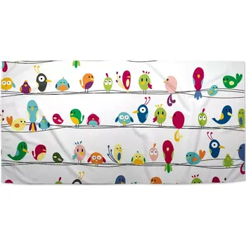 Osuška Sablio Ručník Ptáčci - 50x100 cm