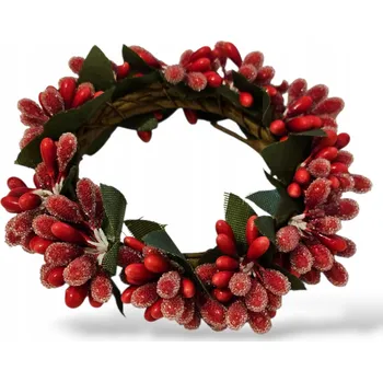 Vánoční dekorace VÁNOČNÍ DEKORACE NA SVÍČKU svíčka ADVENT svícen VÁNOČNÍ DEKORACE