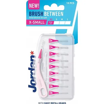 Zubní kartáček JORDAN Kartáček mezi mezizubními kartáčky XS 0,4 mm, 10 ks