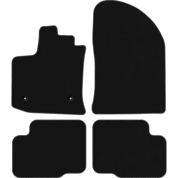 autokoberec Kobercové rohože Edecor velurové 4 ks