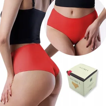 Kalhotky Julimex Brasil Maxi brazilské Kalhotky XL (42) červené