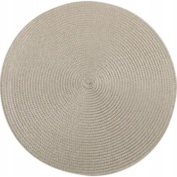 prostírání KULATÁ PODLOŽKA NA STŮL POD TALÍŘ KUCHYŇSKÁ PROSTÍRÁNÍ 38 Cm TAUPE
