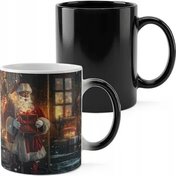 MAGICKÝ HRNEK 330ML S POTISKEM - VÁNOČNÍ MIKULÁŠ SOB DÁREK