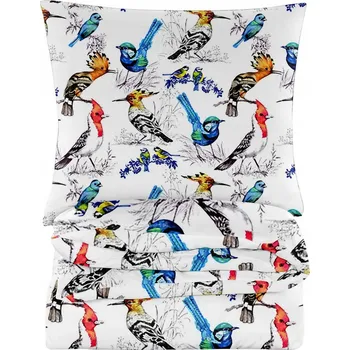 Povlečení Sada povlečení 220x200 polis bird, souprava do ložnice na postel