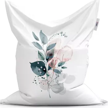 Sedací pytel Sablio Sedací vak Květinová abstrakce - 150x100 cm