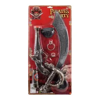 Dětská zbraň piratská sada pro děti s pistolí a šavlí
