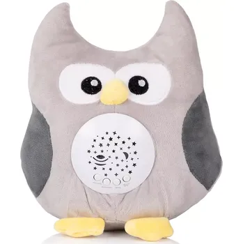 plyšák plyšová sova s projektorem a hudbou Chipolino