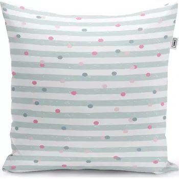 Polštář Sablio Polštář Tečky a pruhy - 50x50 cm