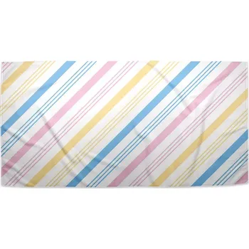 Osuška Sablio Ručník Tříbarevné pruhy - 50x100 cm