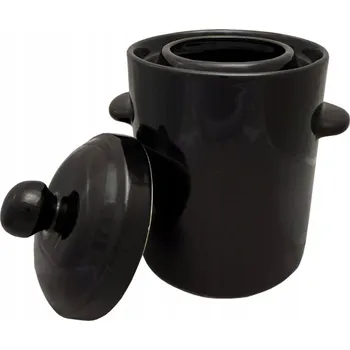 Hrnec Hrnec – sud na kvašení kamenina 2,5 l, černý