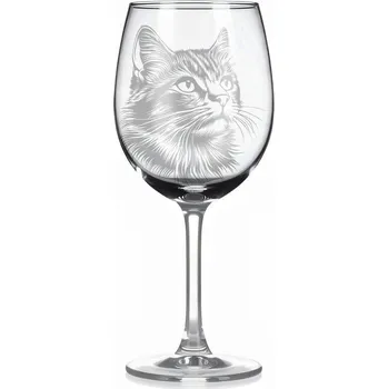 Sklenice Sklenice na víno s kočkou – motiv 51