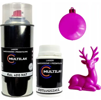 Barva ve spreji Matný lak ve spreji na figurky, skleněné a keramické ozdoby RAL 4010