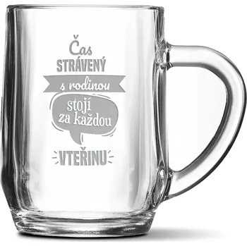 Sklenice Sablio Půllitr Čas strávený s rodinou: 0,5