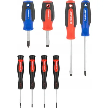 Šroubovák Sada šroubováků s měkkou rukojetí (plochý, křížový) S2 HRC59 magnet Proline 10684