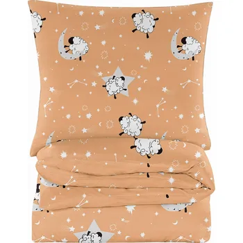 Povlečení Sada povlečení bavlněné 160x200 ovečka, souprava do ložnice na postel