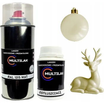 Barva ve spreji Matný lak ve spreji RAL 1015 na figurky, skleněné a keramické ozdoby