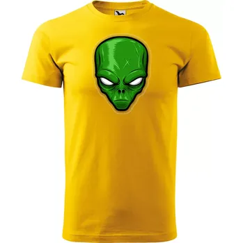 Sablio Tričko s potiskem Zóna 51 - žluté L