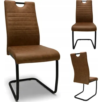 Židle Dankor Design látka hnědá 1 ks