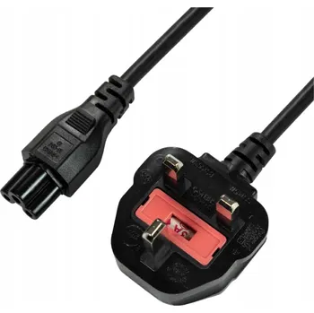 Napájecí kabel LogiLink Napájecí kabel UK BS 1363 na IEC C5, černý, 1,8 m