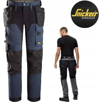 montérky Pracovní kalhoty Softshell 4směrný Stretch Snickers 6275 Tmavě modrá Velikost 64