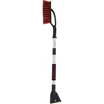 Autoškrabka TELESKOPICKÝ KARTÁČ A ŠKRABKA NA SNÍH A LED, MOSAZNÁ, 87–115 CM