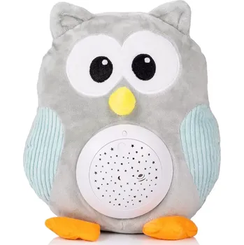 plyšák Chipolino plyšová sova s projektorem a hudbou