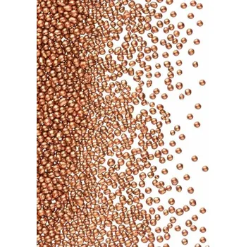 Jedlá dekorace na dort Cukrový máček bronzový 1 mm (50 g) ♡