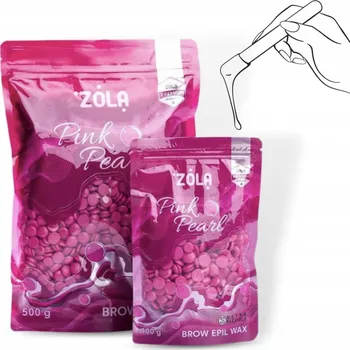 Tvrdý vosk v granulích na depilaci Zola Brow Epil Wax Pink Pearl, 100 g
