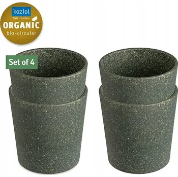 Koziol Sada hrnků 4 ks Connect Cup S přírodní