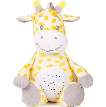 plyšák plyšová žirafa s projektorem a hudbou