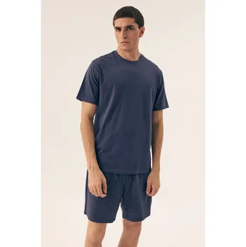 Pánské oblečení PÁNSKÉ PYŽAMO SHORE 42601 SS25 Denim 2XL