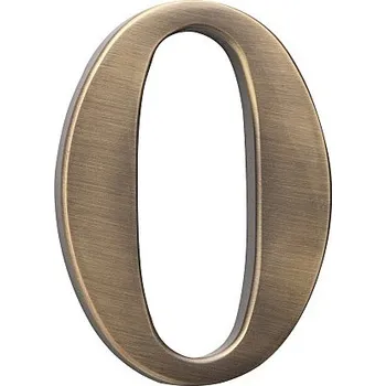 Domovní číslice COBRA - 10 cm (OFS), 9, COBRA OFS (bronz česaný)