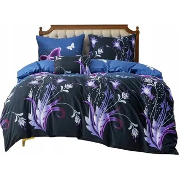 Povlečení Sada Povlečení Motýli pro dvě osoby 140x200 se 2 povlečeními 70x80