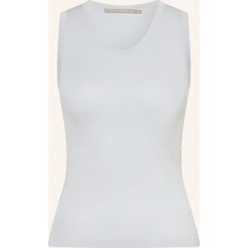 (The Mercer) N.Y. Dámský Pletený Top S Třpytivou Přízí, tmavě...