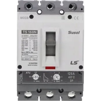 Jistič Kompaktní jistič 125A 50kA TS160N ATU 125A 3P